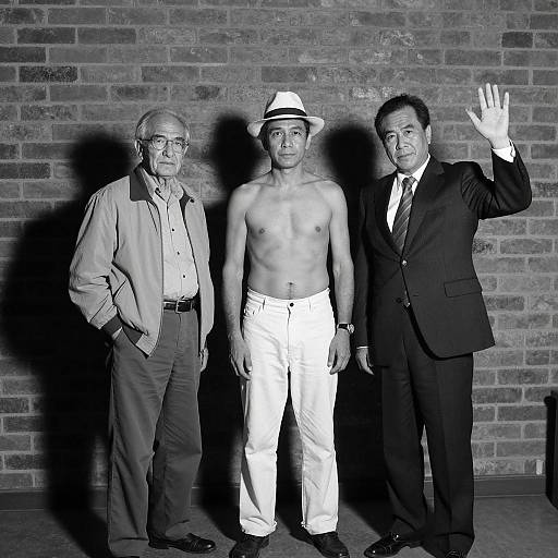 Dramatic Black and White Portrait Trio