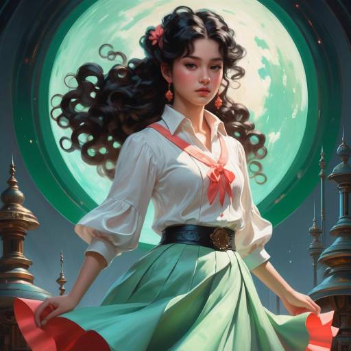 Epic Kawaii Girl Painting on Canvas Epic Kawaii Girl Painting on Canvas
