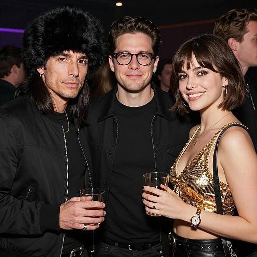 Vibrant Party Scene with Friends