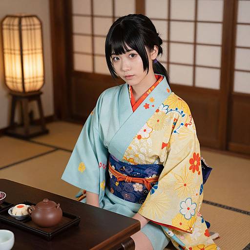 Toji Cosplay in Traditional Japanese Dress