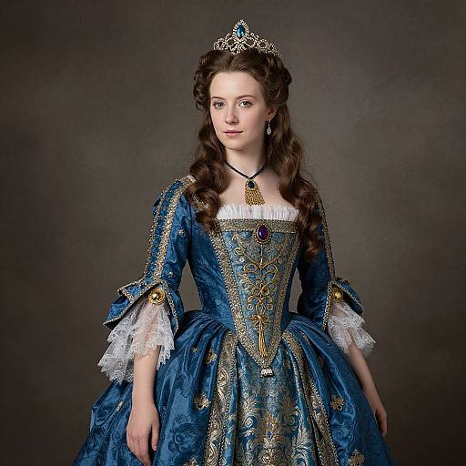 Elegant 1600s English Princess Portrait