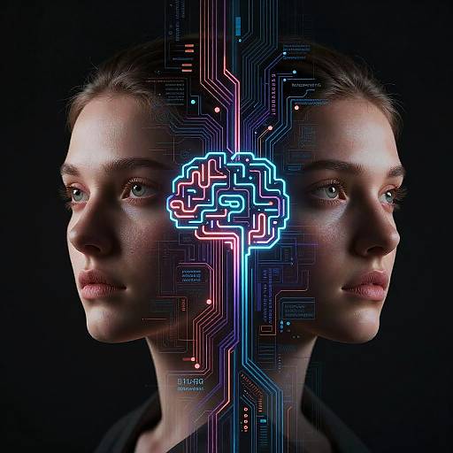 Cyberpunk AI Fusion Portraits