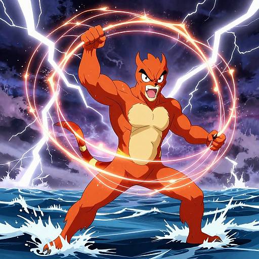 Donflamingo Epic Stormy Ocean Battle