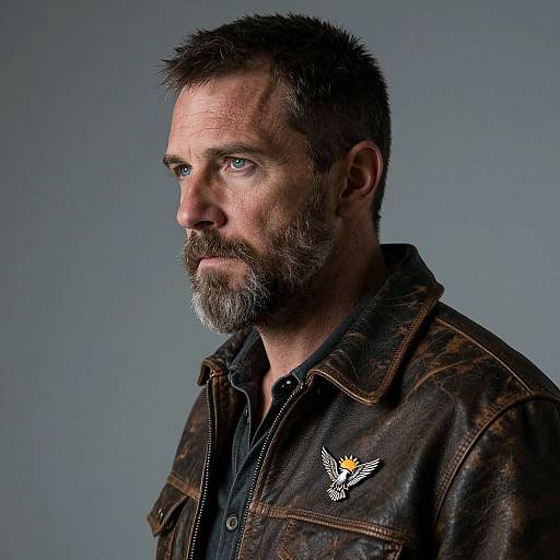 Charismatic Rugged Male Portrait