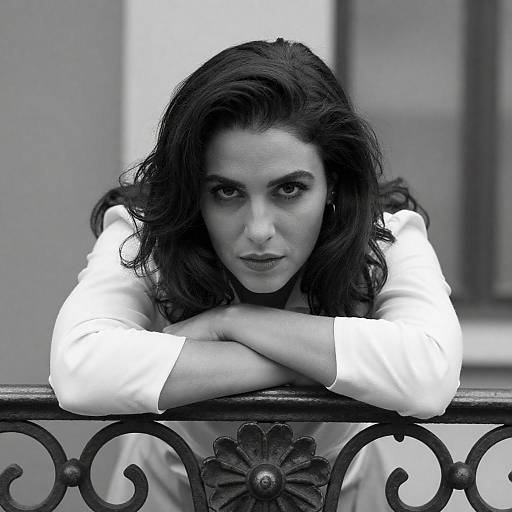 Elegant Portrait of Focused Woman