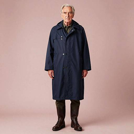 Refined Vintage Elderly Gentleman Portrait