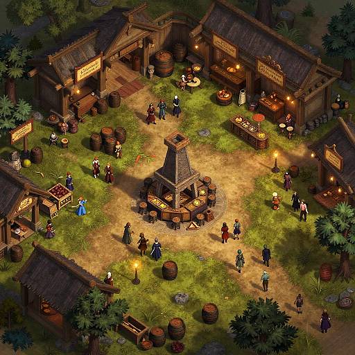 Immersive DnD Ancient Tavern Map