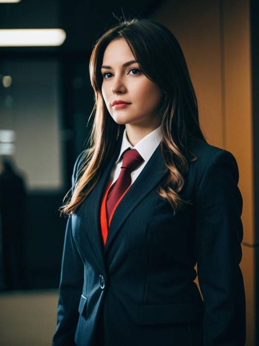 Professional Woman in Business Suit
