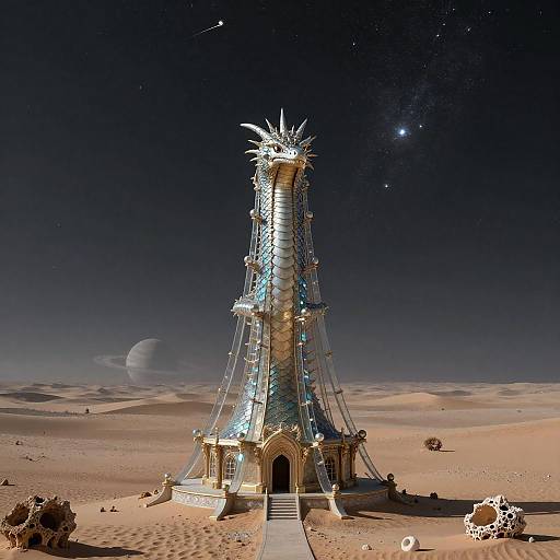 Celestial Oracle of the Desert Sky