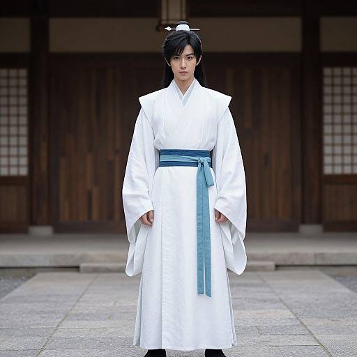 Luo Binghe in Traditional Japanese Attire