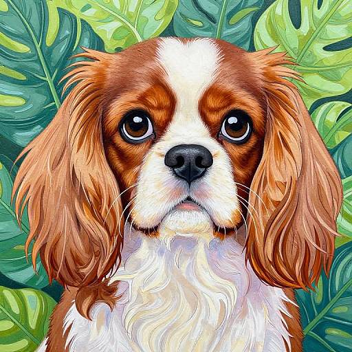 Colorful Slinky Dog Painting