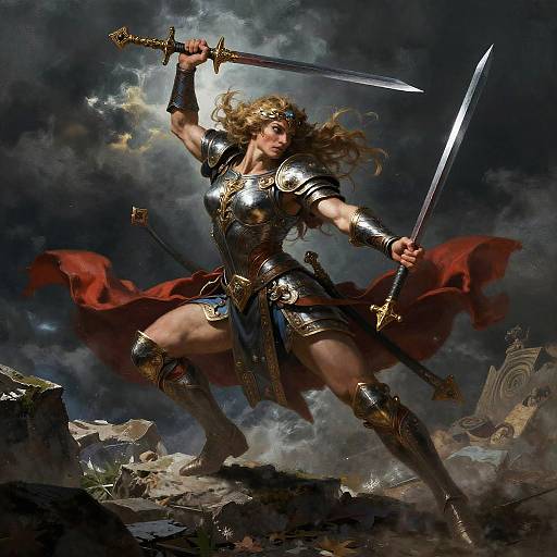 Epic Fantasy Whipping Action Scene