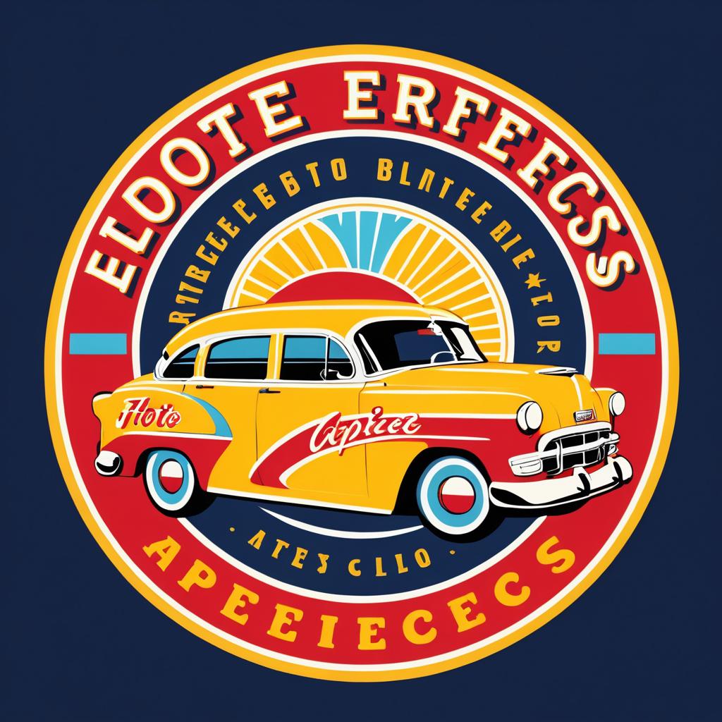 Vintage Elote Express Logo Design