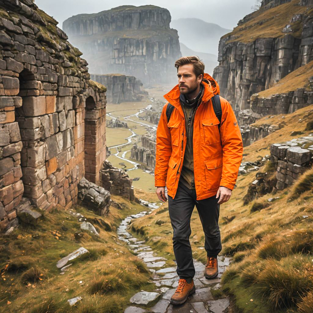 Explorer in Ancient Ruins Adventure