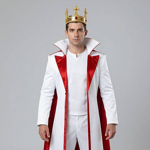 White Prince in Regal Costume