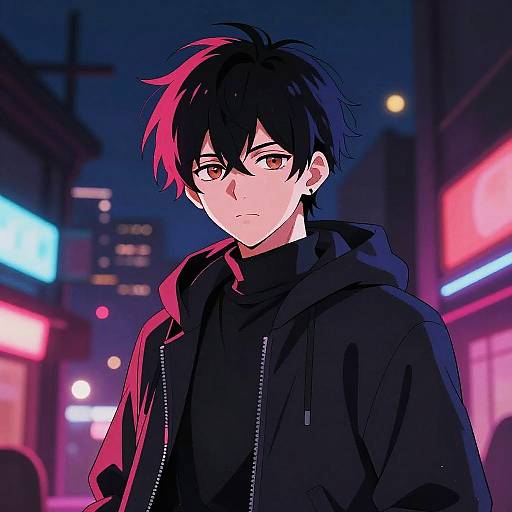 Vibrant Persona Style Urban Portrait