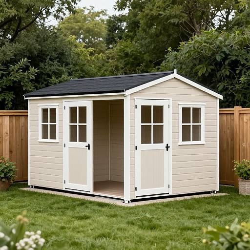 Modern 8x12 Prefab Garden Shed Kit