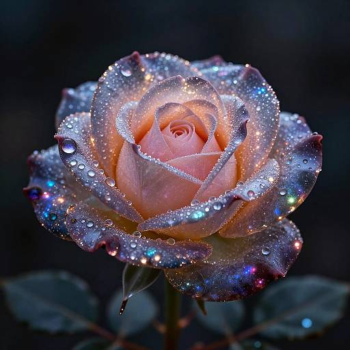 Enchanting Macro Fantasy Rose Photograph