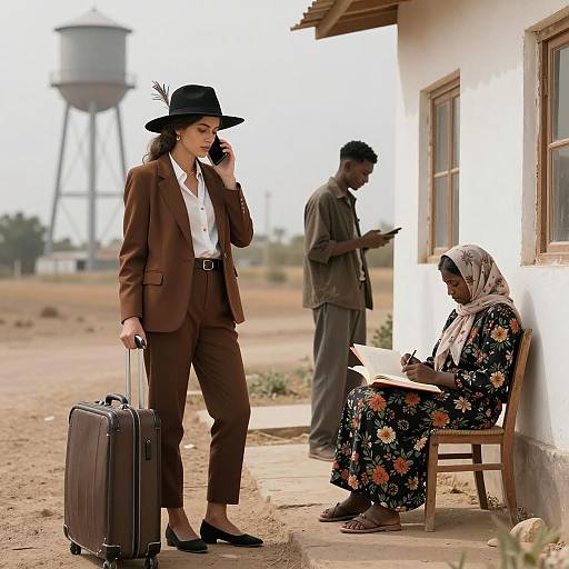 Rural Interaction: Women in Unique Styles