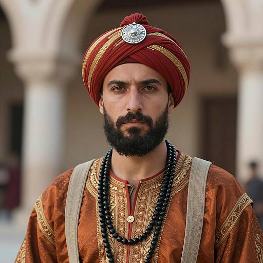 Photorealistic Ottoman Warrior Portrait