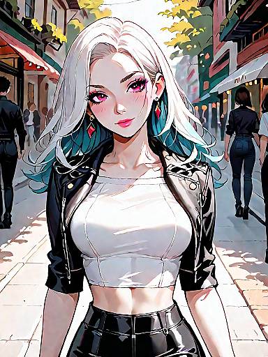 Feminine Edgy Chic Fashion Photography