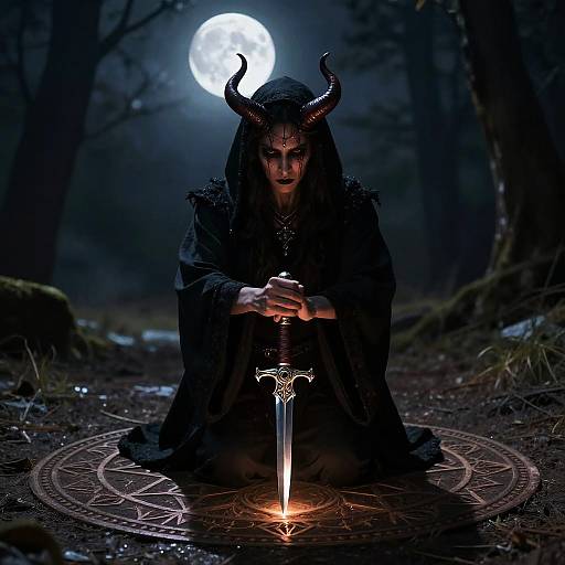 Coven Leader's Moonlit Ritual