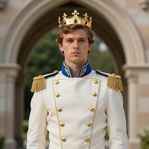 Royal Disney Costume Portrait of Young Man