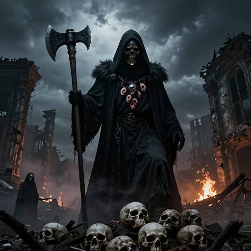 Haunting Dark Fantasy Executioner