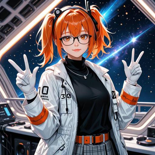 Cowgirl Glam at a Space Station