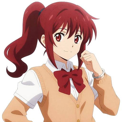 Determined Adachi Rei Side-Pony Portrait