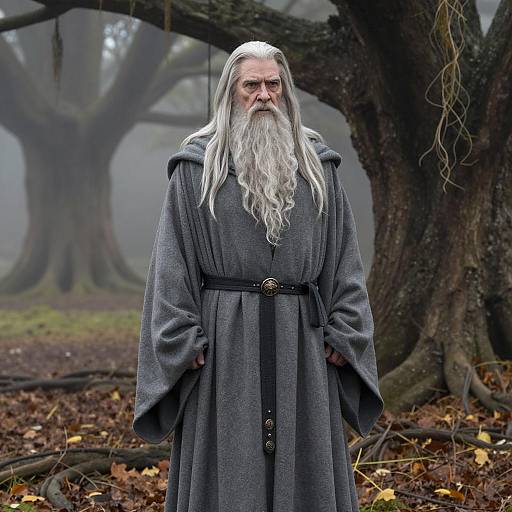 Epic Saruman Costume in Enchanted Forest