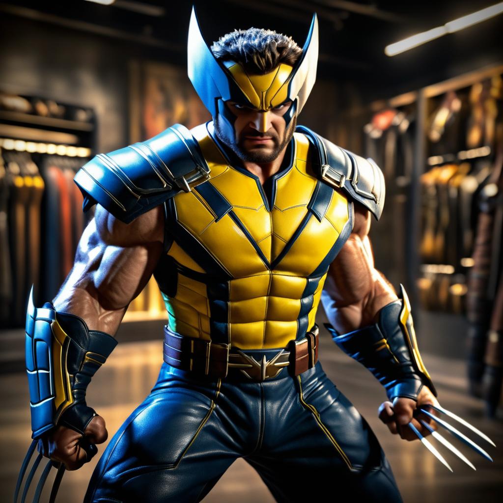 Photorealistic Wolverine on iPhone