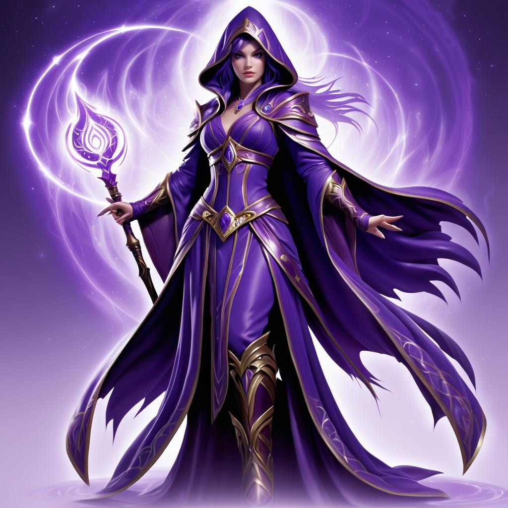 Mystical Sorceress Concept Art Design