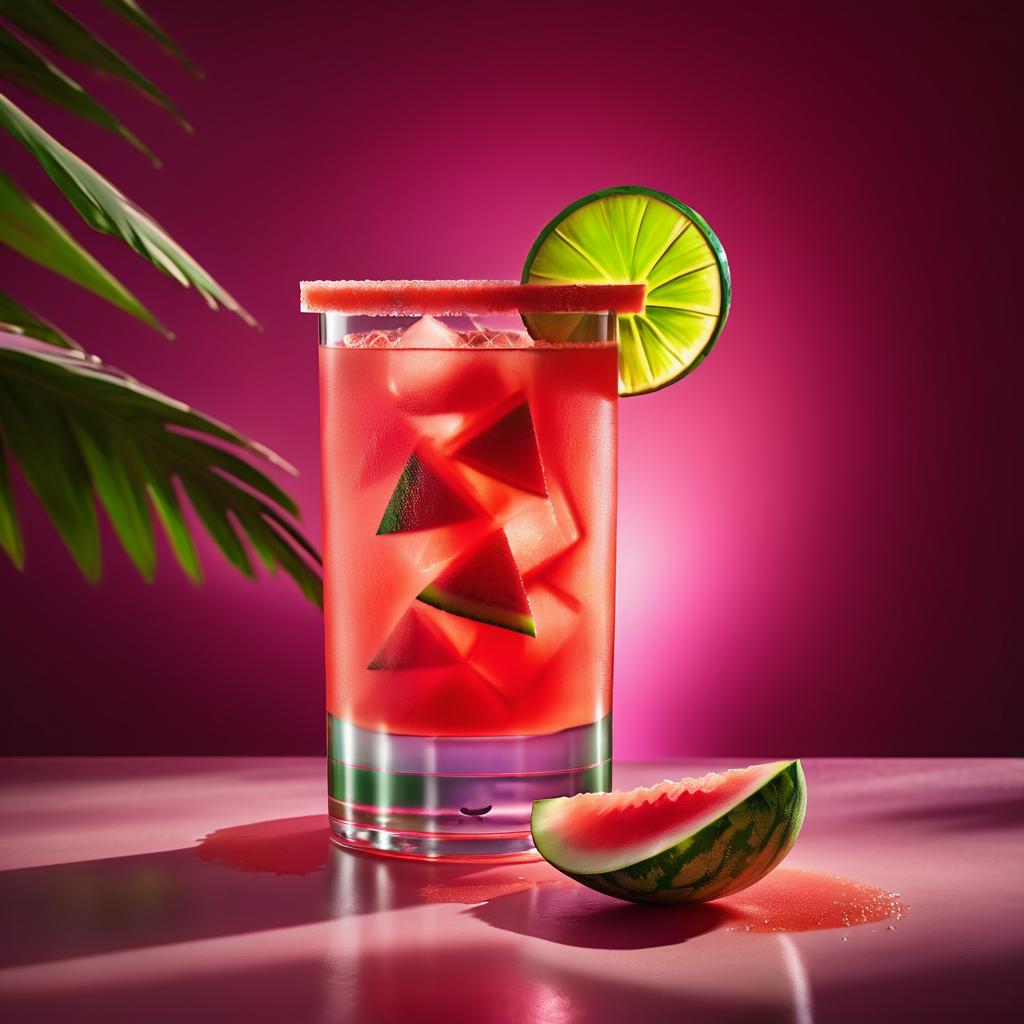 Tropical Spicy Watermelon Margarita Delight