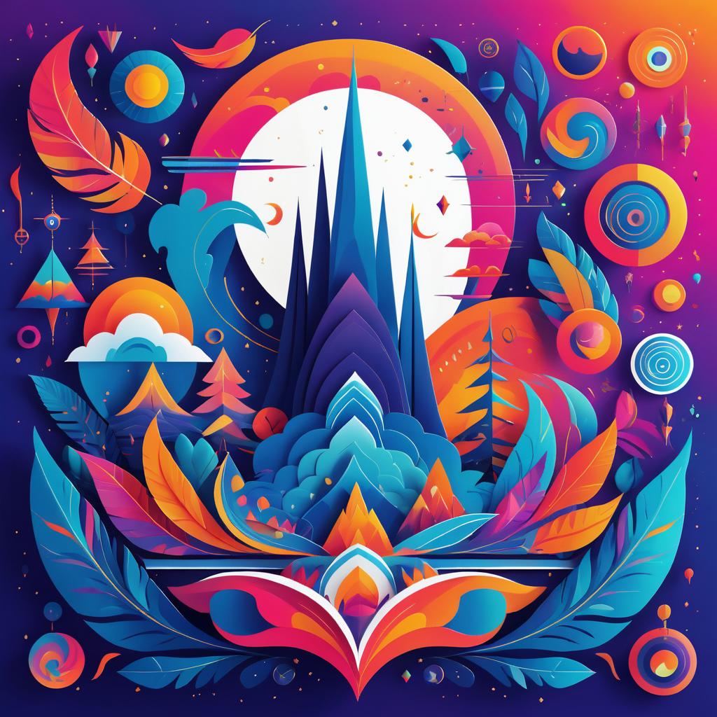 Vibrant Adventure Body Art Album Cover