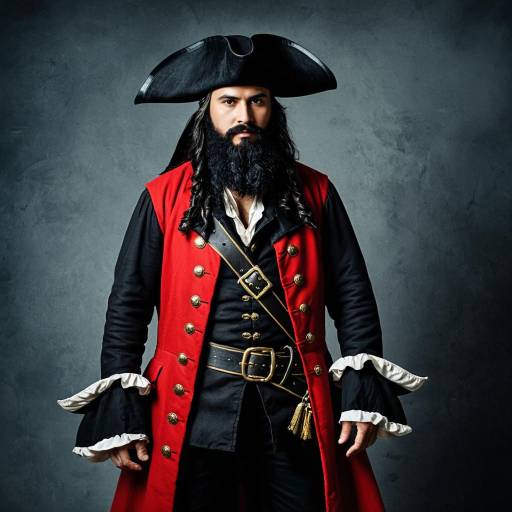 Classic Pirate Blackbeard Costume