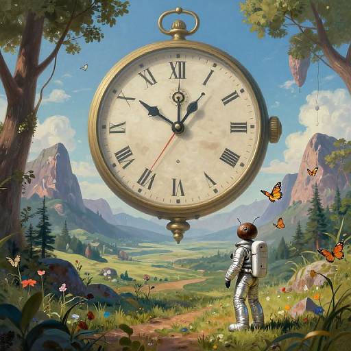 Surreal Bug's-Eye View Timescape