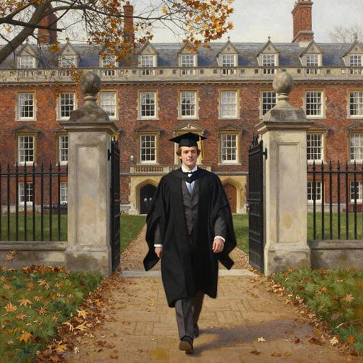 Beadle Walking Through Historic Campus