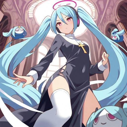 Illustration of Aimaina, vocaloid in the style of Shimouki izui