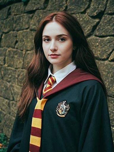 Realistic Woman in Harry Potter Cosplay