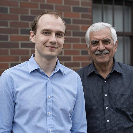 Portrait of Two Men Outside Together