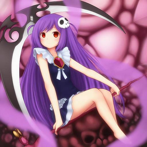 Illustration of Haqua d'rot herminium, kami nomi zo shiru sekai in the style of Comodomodo