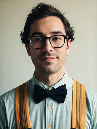 Goofy Nerd Costume Close-Up