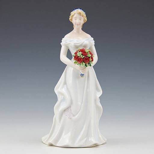 Elegant Royal Doulton Bridesmaid Figurine
