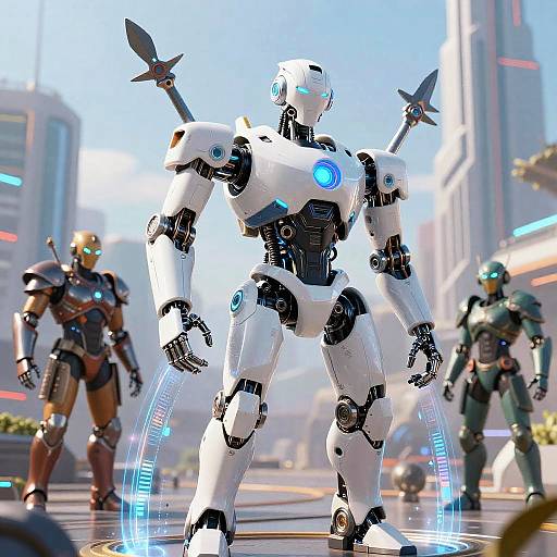 Futuristic AI Hero Creator