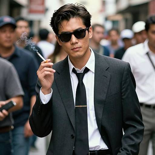 Mobster Boy in Suit and Tie