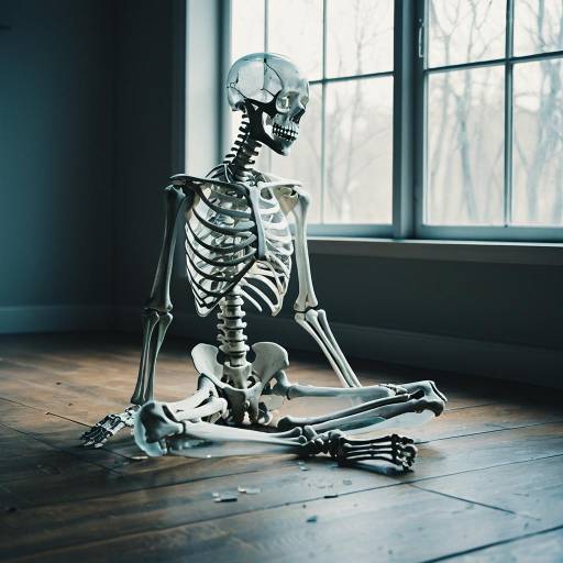 Translucent Humanoid in Serene Room