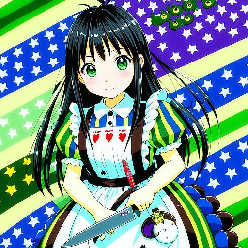 Illustration of Alice liddell (american mcgee's alice), american mcgee's alice in the style of Harada (sansei rain)