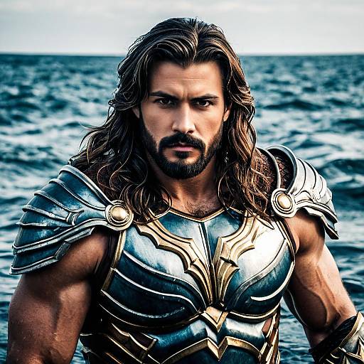 Majestic Poseidon Costume for Men