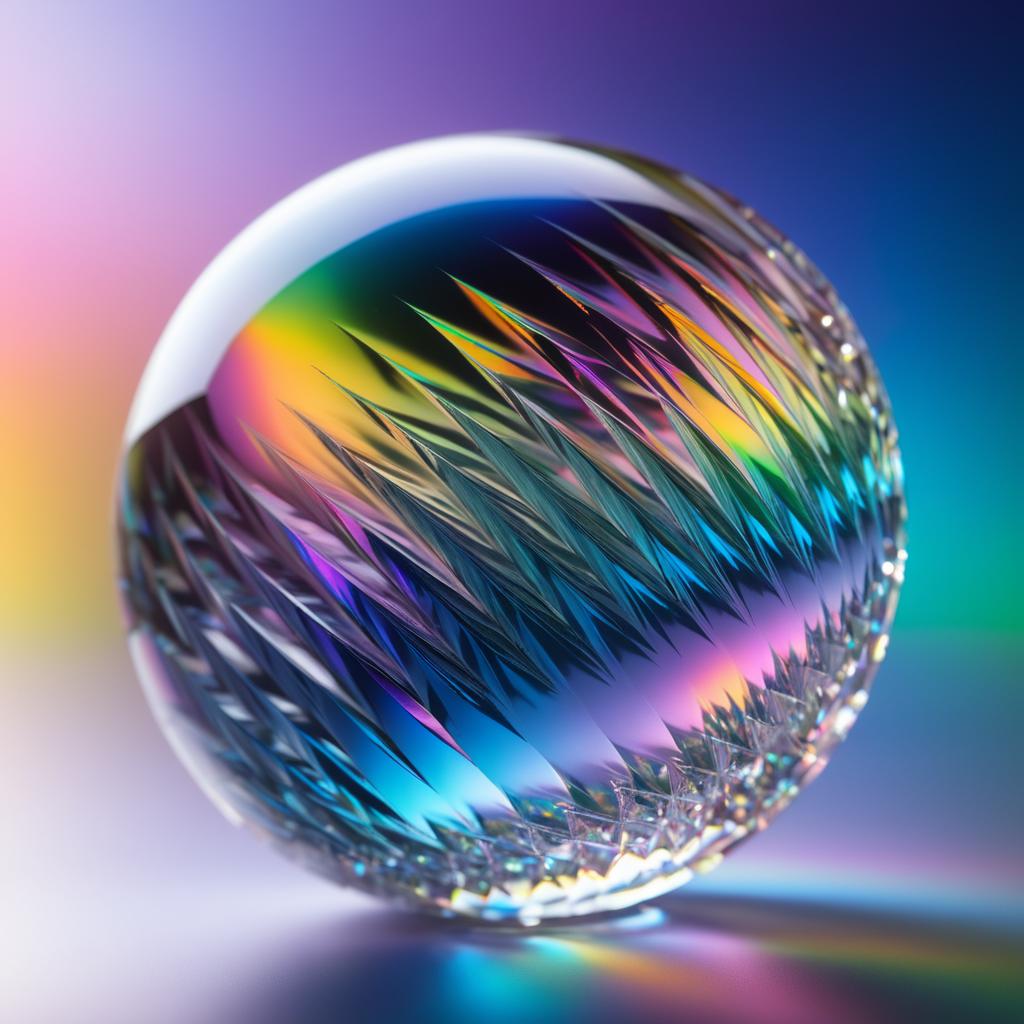 Stunning Macro Crystal Orb Visualization